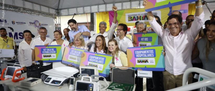 Governador Jerônimo inaugura obras em educação, saúde, agricultura e abastecimento de água em Inhambupe
