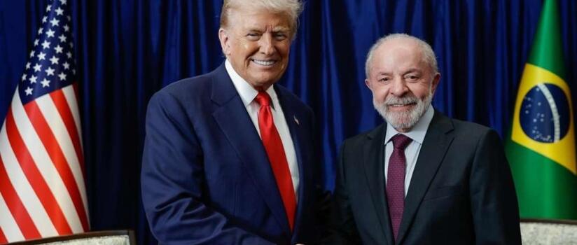 Ao lado de Trump, Lula diz que 'não há nenhuma razão para qualquer desavença' entre Brasil e EUA