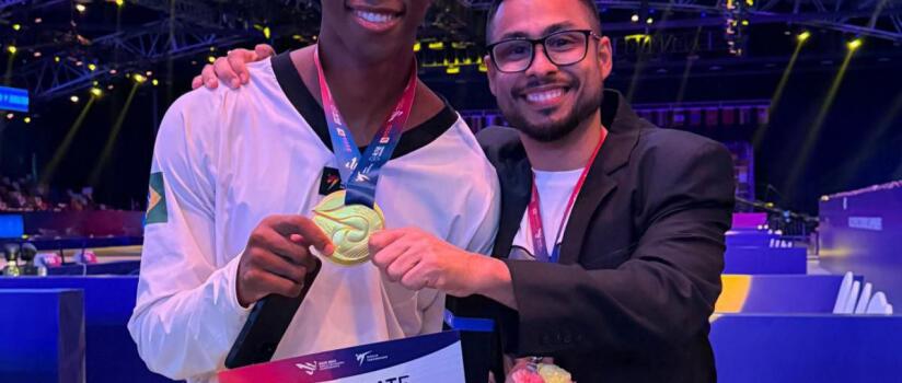 Itaboraiense Henrique Marques é campeão mundial de Taekwondo na China