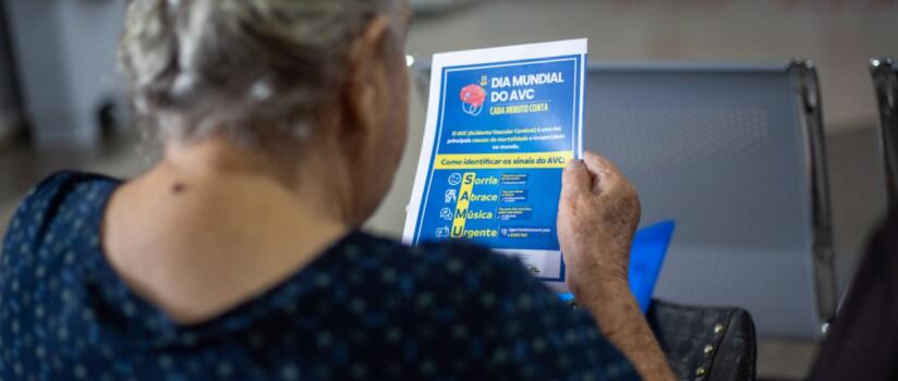 Policlínica da Cidadania, em Volta Redonda, promove ações educativas pelo Dia de Combate ao AVC