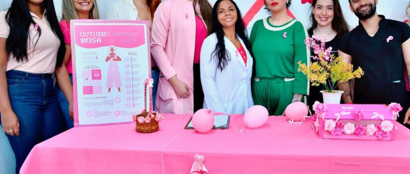 Hospital Infantil de Belford Roxo promove ações do Outubro Rosa para funcionários
