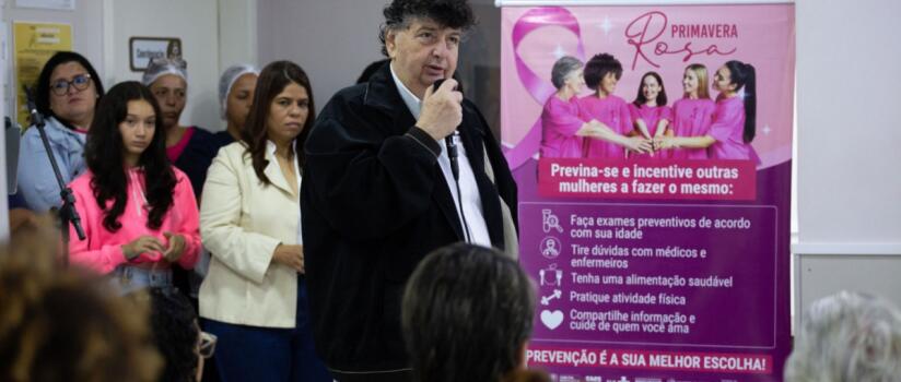 Abertura da Primavera Rosa em Volta Redonda promove conscientização sobre a saúde da mulher