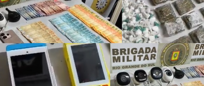 Brigada Militar prende 6 pessoas por tráfico de drogas em Cachoeirinha