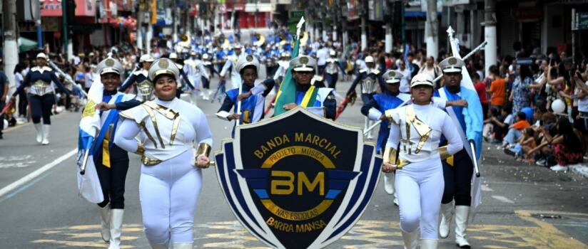 Prefeitura reúne passado, presente e futuro no Desfile Cívico dos 193 anos de Barra Mansa