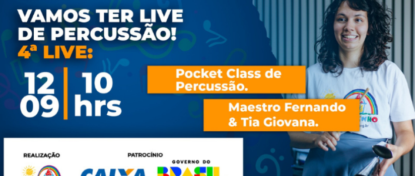 Casa do Zezinho promove 4ª live musical