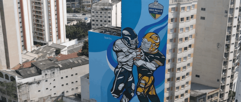 Prefeitura de SP multa prédio em R$ 260 mil por grafite da NFL