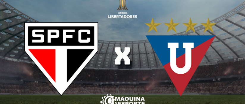 São Paulo x LDU: Onde assistir ao confronto de volta das quartas de final da Libertadores - Máquina do Esporte