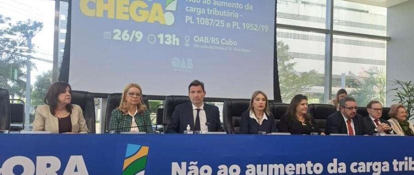 OAB/RS promove ato público contra aumento da carga tributária para profissionais liberais