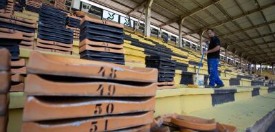 Revitalização do Estádio da Cidadania prossegue com ações em diversas frentes