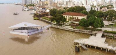 AquaPraça é montada em Belém como símbolo da COP30 e legado internacional para a Amazônia