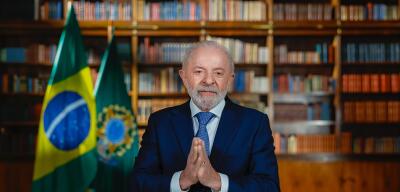 Lula grava pronunciamento que vai ao ar neste sábado (6/9) em rede nacional