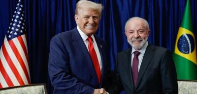 Ao lado de Trump, Lula diz que 'não há nenhuma razão para qualquer desavença' entre Brasil e EUA