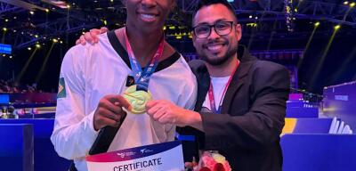 Itaboraiense Henrique Marques é campeão mundial de Taekwondo na China