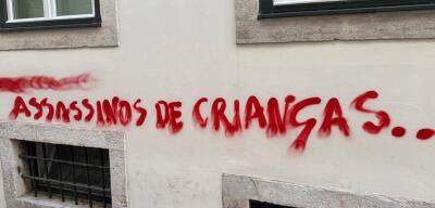 "Assassinos de crianças": centro cultural judaico em Lisboa alvo de vandalismo todas as semanas