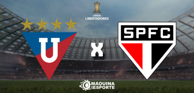 LDU x São Paulo: Onde assistir à partida de ida das quartas de final da Libertadores - Máquina do Esporte