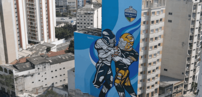 Prefeitura de SP multa prédio em R$ 260 mil por grafite da NFL