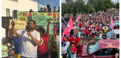 Samuel Costa critica PEC da Blindagem em ato que reuniu mil manifestantes na EFMM - News Rondônia
