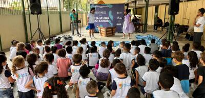 Caravana Sinta o Som encanta crianças da Educação Infantil em Barra Mansa