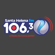 Logo da rádio Santa Helena FM