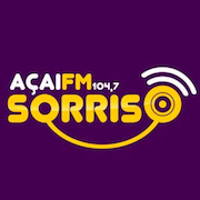 Logo da rádio Açaí FM Sorriso