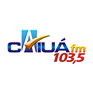 Logo da rádio Caiuá FM