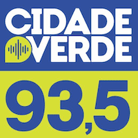 Logo da rádio Cidade Verde FM