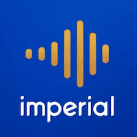 Logo da rádio Imperial FM