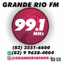 Logo da rádio Grande Rio FM