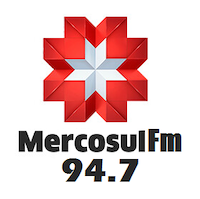 Logo da rádio Mercosul FM