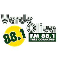 Logo da rádio Verde-Oliva FM
