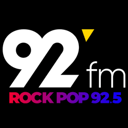 Logo da rádio 92 FM Rock Pop