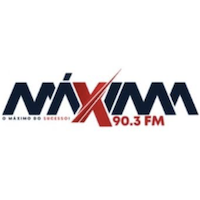Logo da rádio Máxima FM