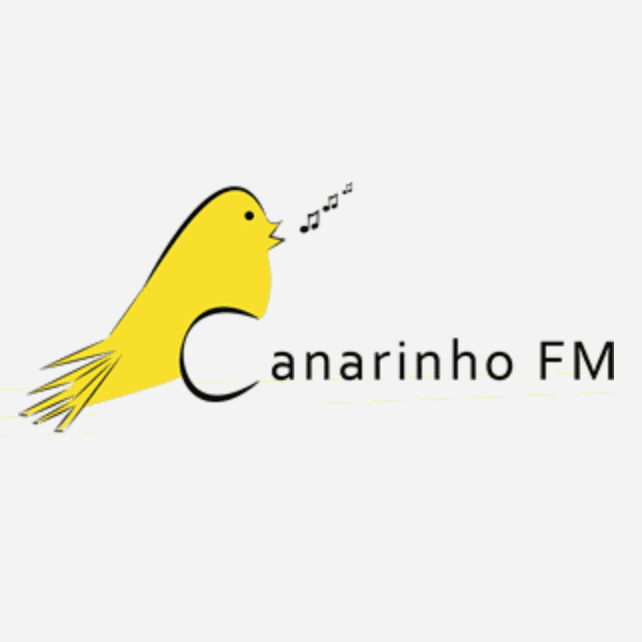 Logo da rádio Canarinho FM