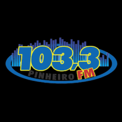 Logo da rádio Pinheiro FM
