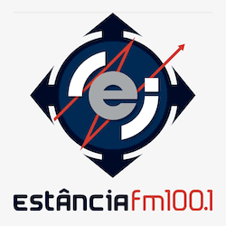 Logo da rádio Estância FM