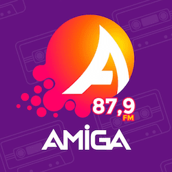 Logo da rádio Amiga FM