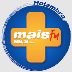 Logo da rádio Rede Mais FM