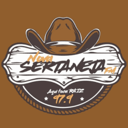 Logo da rádio Nova Sertaneja FM