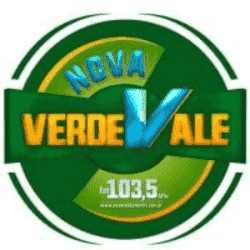 Logo da rádio Nova Verde Vale FM