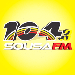 Logo da rádio Sousa 104 FM