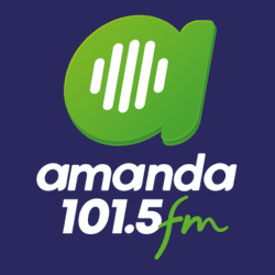 Logo da rádio Amanda FM
