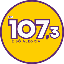 Logo da rádio FM 107 Três Rios