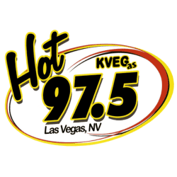 Logo da rádio KVEG Hot 97.5