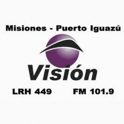 Logo da rádio FM Vision