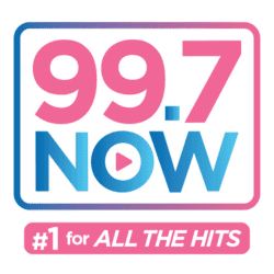 Logo da rádio KMVQ 99.7 Now
