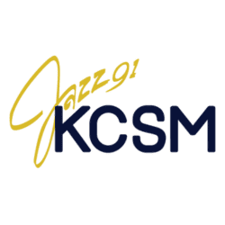 Logo da rádio KCSM Jazz 91.1 FM