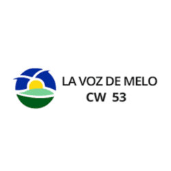 Logo da rádio La Voz de Melo AM