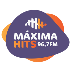 Logo da rádio Máxima Hits FM