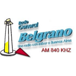 Logo da rádio General Belgrano AM