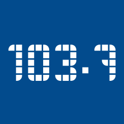Logo da rádio 103.7 Hits FM